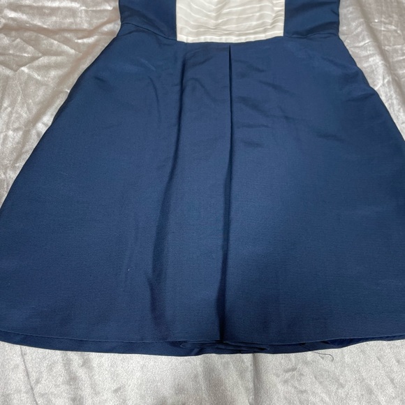 Wai Ming Halter Blue Dress Sz 2 - Picture 10 of 13